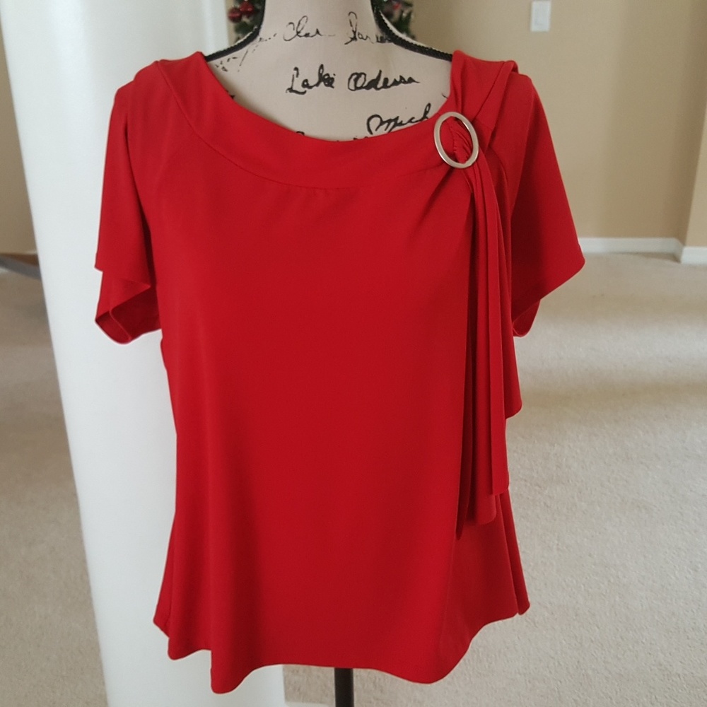 💕Plus I.N. Studio Woman Red Shirt